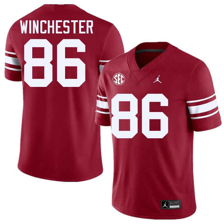 Oklahoma Sooners #86 James Winchester College Football Jerseys,Uniforms-Throwback